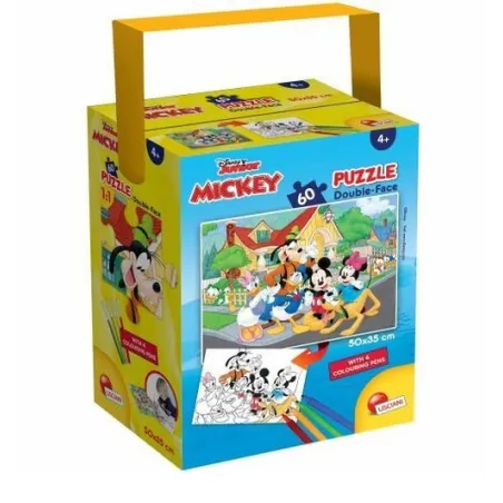 DISNEY MYSZKA MIKI I PRZYJACIELE PUZZLE DWUSTRONNE 60 ELEMENTÓW 4+