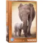 Elephant & Baby Puzzle 1000 Elementów 10+ Elephant & Baby Puzzle 1000 Elementów 10+