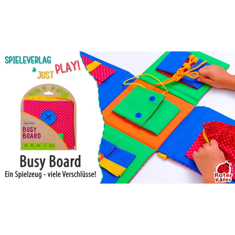 BUSY BOARD PANEL MANUALNY DLA MAŁYCH DZIECI 3+