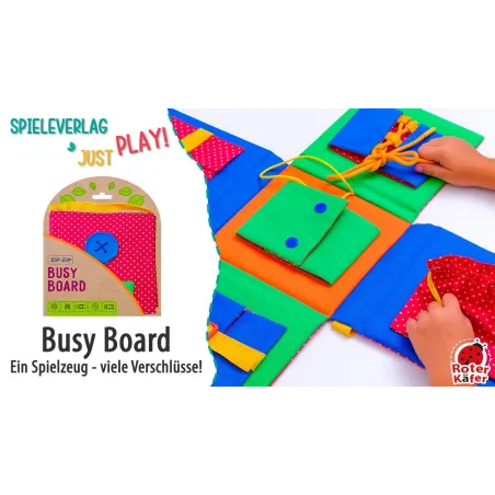 BUSY BOARD PANEL MANUALNY DLA MAŁYCH DZIECI 3+
