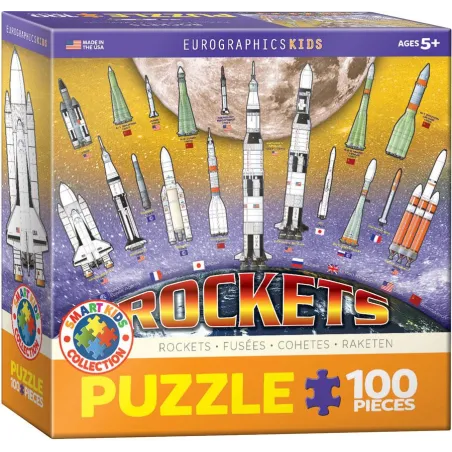 Rakiety Puzzle 100 Elementów 5+ Rakiety Puzzle 100 Elementów 5+