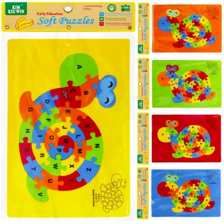 Puzzle Piankowe Żółwik 27 Elementów 18M+