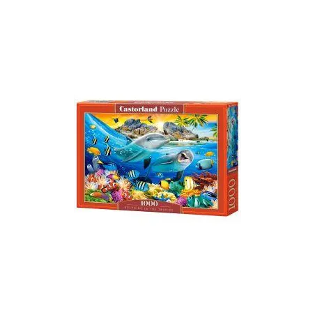 DELFINY W TROPIKACH PUZZLE 1000 ELEMENTÓW CASTORLAND 10+