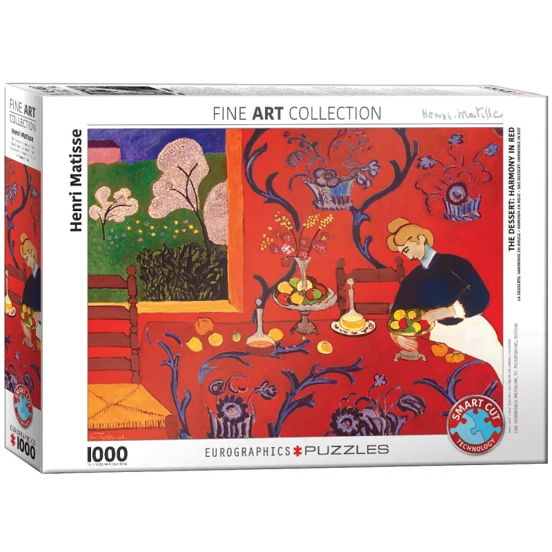 HARMONIA W KOLORZE CZERWONYM PUZZLE 1000 ELEMENTÓW EUROGRAPHICS 10+