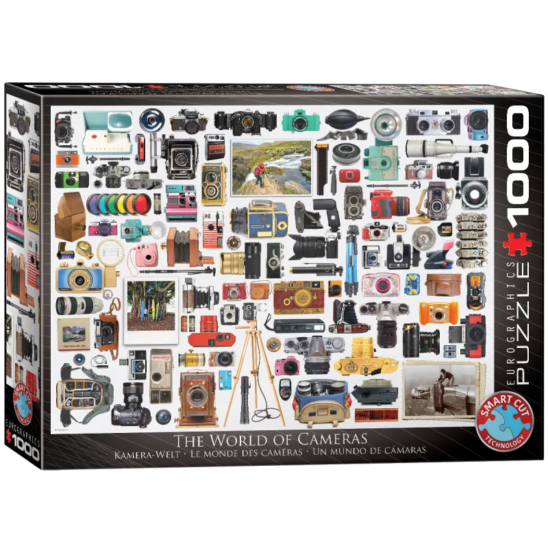 WORLD OF CAMERAS PUZZLE 1000 ELEMENTÓW 10+