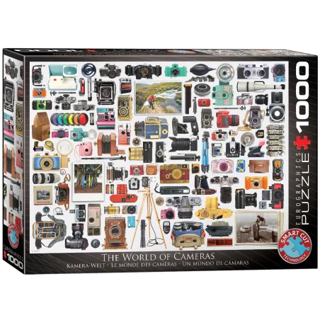 World Of Cameras Puzzle 1000 Elementów 10+