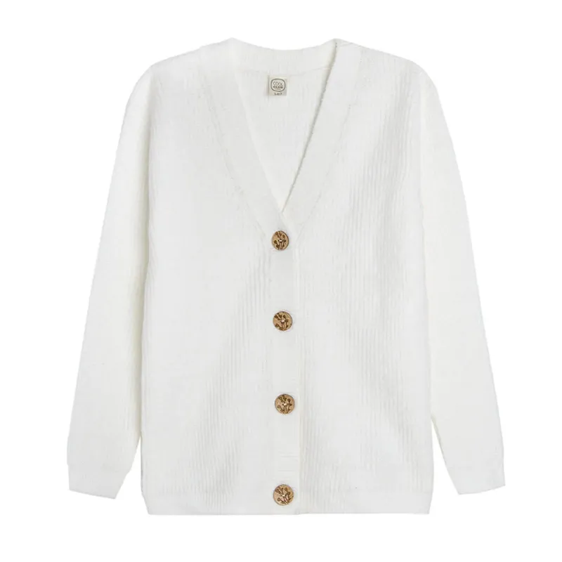 SWETER DZIEWCZĘCY ROZPINANY ECRU 164 CM COOL CLUB