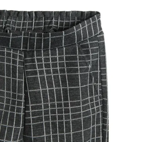 Spodnie Materiałowe Dziewczęce Szare W Kratkę 158 Cm Cool Club