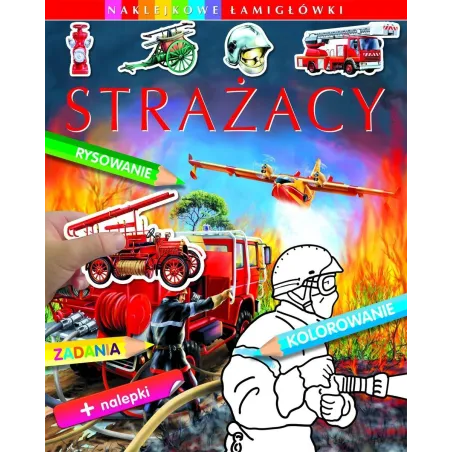 Strażacy Naklejkowe Łamigłówki 5+ Strażacy Naklejkowe Łamigłówki 5+