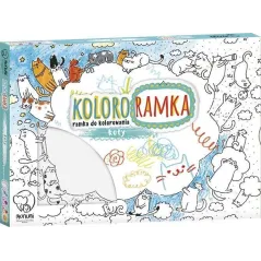 KOTY KOLORORAMKA 3D MONUMI 3+
