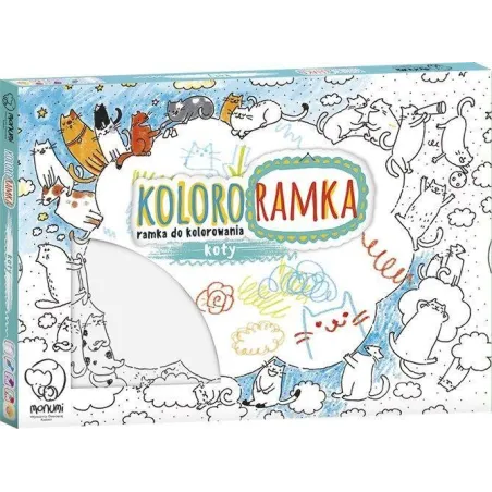 KOTY KOLORORAMKA 3D MONUMI 3+