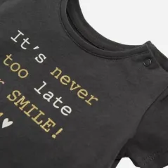 Koszulka Niemowlęca Dla Dziewczynki It's Never Too Late For Smile! 98 Cm Cool Club
