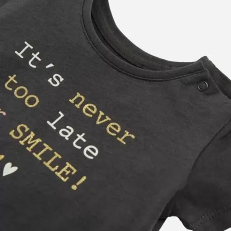 Koszulka Niemowlęca Dla Dziewczynki It's Never Too Late For Smile! 98 Cm Cool Club