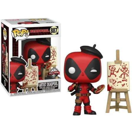 Funko Pop! Figurka Kolekcjonerska Deadpool: Artist Deadpool 887 Funko Pop! Figurka Kolekcjonerska Deadpool: Artist Deadpool 887