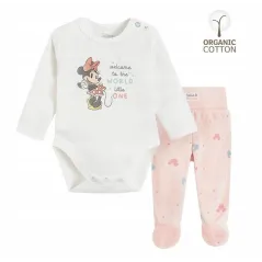 Komplet Niemowlęcy Myszka Minnie Body + Welurowe Śpioszki 74 Cm Cool Club