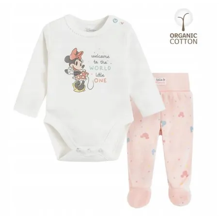 Komplet Niemowlęcy Myszka Minnie Body + Welurowe Śpioszki 74 Cm Cool Club