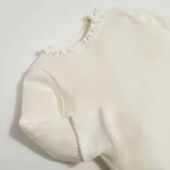 KOMPLET NIEMOWLĘCY DLA DZIEWCZYNKI BLUZKA + WELUROWE SPIOCHY 62 CM COOL CLUB