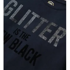 Bluzka Dziewczęca Z Nadrukiem Glitter Is The New Black 146 Cm Cool Club