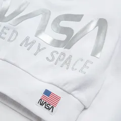 Bluzka Dziewczęca Z Kapturem Biała Nasa 140 Cm Cool Club