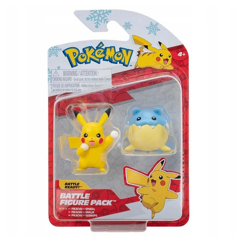 POKEMON FIGURKI BITEWNE PIKACHU SPHEAL 4+