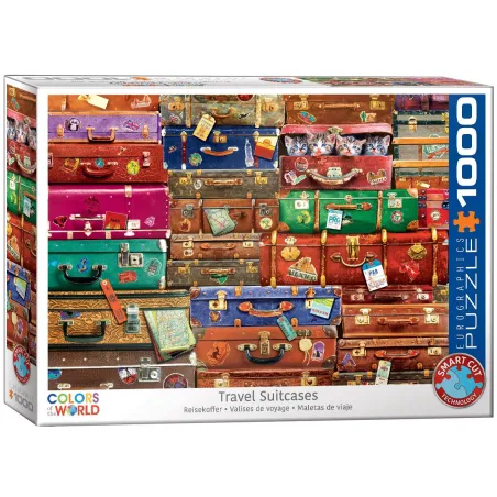 Walizki Podróżne Puzzle 1000 Elementów Eurographics 12+