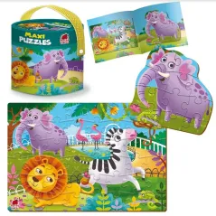 ZOO PUZZLE MAXI 59 ELEMENTÓW 2W1 3+
