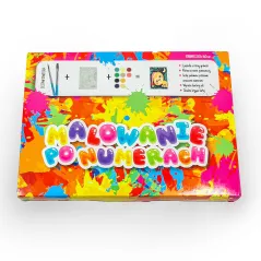 LENIWIEC MALOWANIE PO NUMERKACH ZESTAW KREATYWNY CREATIVE KIDS