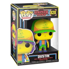 Funko Pop, Stranger Things Figurka Kolekcjonerska Dustin In Beef Tee (Black Light) 828