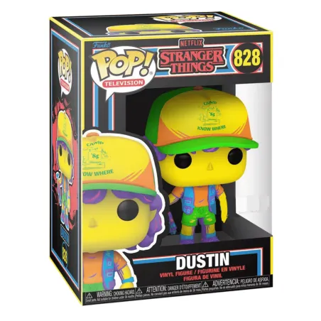 Funko Pop, Stranger Things Figurka Kolekcjonerska Dustin In Beef Tee (Black Light) 828