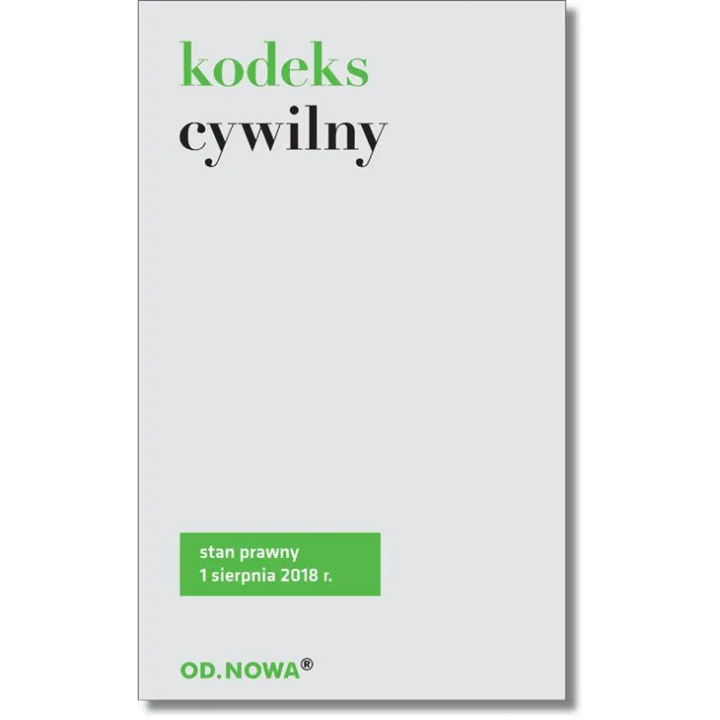 KODEKS CYWILNY BROSZURA
