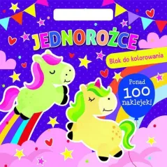 JDENOROŻCE. BLOK DO KOLOROWANIA Z NAKLEJKAMI