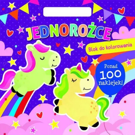 JDENOROŻCE. BLOK DO KOLOROWANIA Z NAKLEJKAMI