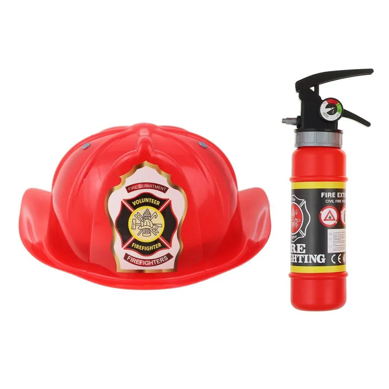 KASK STRAŻAKA Z AKCESORIAMI 3+