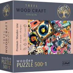 W ŚWIECIE MUZYKI PUZZLE DREWNIANE 500 ELEMENTÓW 10+