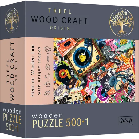 W ŚWIECIE MUZYKI PUZZLE DREWNIANE 500 ELEMENTÓW 10+