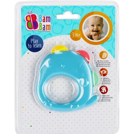 GRZECHOTKA-GRYZAK DINOZAUR BAMBAM 3M+