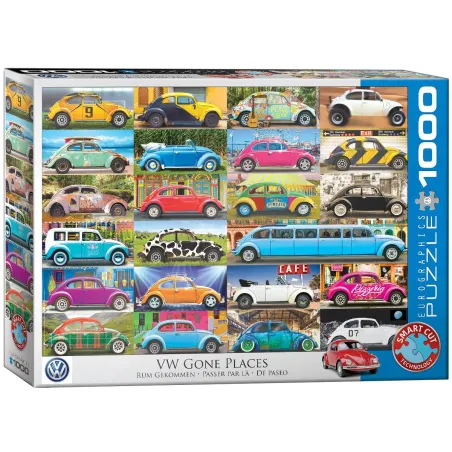 VW BEETLE GONE PLACES PUZZLE 1000 ELEMENTÓW 12+