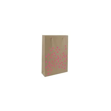 TOREBKA NA PREZENTY BRĄZOWA TRÓJKĄTY - Europapier