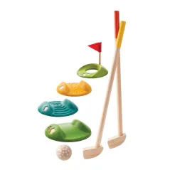 DREWNIANY MINI GOLF GRA ZRĘCZNOŚCIOWA PLAN TOYS 3+