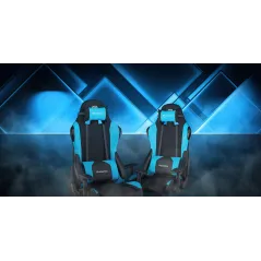 FOTEL GAMINGOWY DLA GRACZA GENESIS NITRO 550 CZARNO-NIEBIESKI