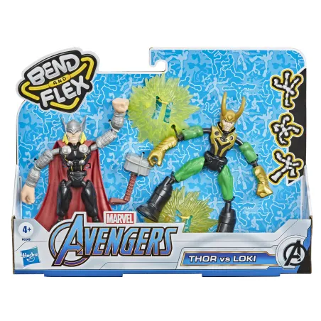 Avengers Bend And Flex Figurki 15 Cm Thor I Loki Z Akcesoriami 4+