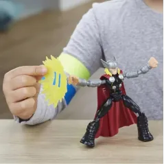 AVENGERS BEND AND FLEX FIGURKI 15 CM THOR I LOKI Z AKCESORIAMI 4+