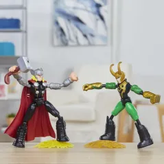 AVENGERS BEND AND FLEX FIGURKI 15 CM THOR I LOKI Z AKCESORIAMI 4+