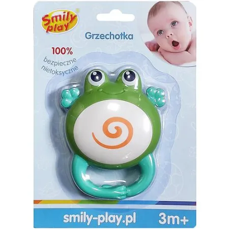 GRZECHOTKA ŻABA SMILY PLAY 3M+