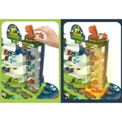PARK DINOZAURÓW DLA SAMOCHODÓW INTERAKTYWNY Z WINDĄ MEGA CREATIVE 3+