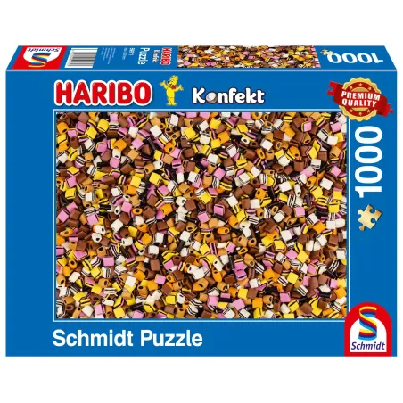 Haribo Lukrecjowe Żelki Puzzle 1000 Elementów 14+ Haribo Lukrecjowe Żelki Puzzle 1000 Elementów 14+