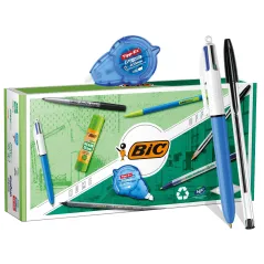 ZESTAW PRZYBORÓW DO PISANIA EKOLOGICZNY GREEN KIT BIC 9 ELEMENTÓW