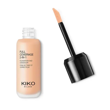 MOCNO KRYJĄCY PODKŁAD I KOREKTOR 2W1 NEUTRAL 35 KIKO MILANO FULL COVERAGE 2-IN-1 FOUNDATION & CONCEALER 25ML