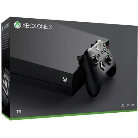 KONSOLA MICROSOFT XBOX ONE X 1TB + PAD CZARNA