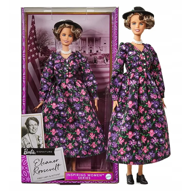 LALKA BARBIE KOLEKCJONERSKA ELEANOR ROOSEVELT 3+